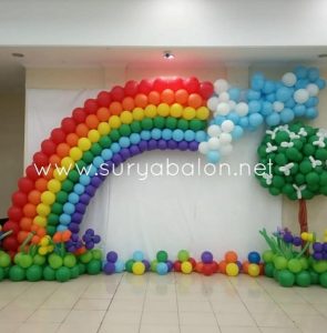 dekorasi balon backdrop