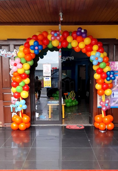 dekorasi balon pintu